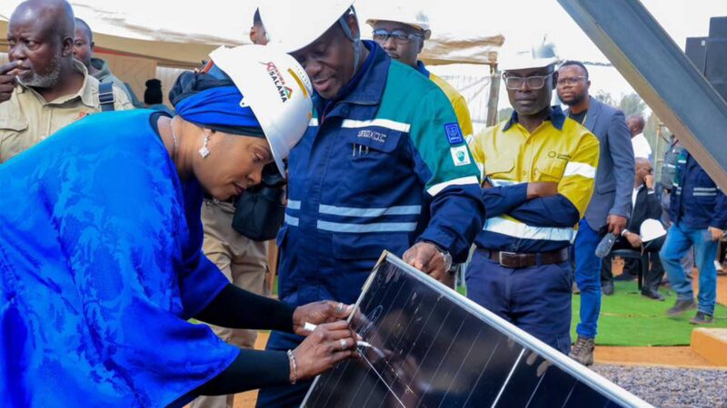 Lualaba : Lancement d’un parc solaire historique à Kamoa