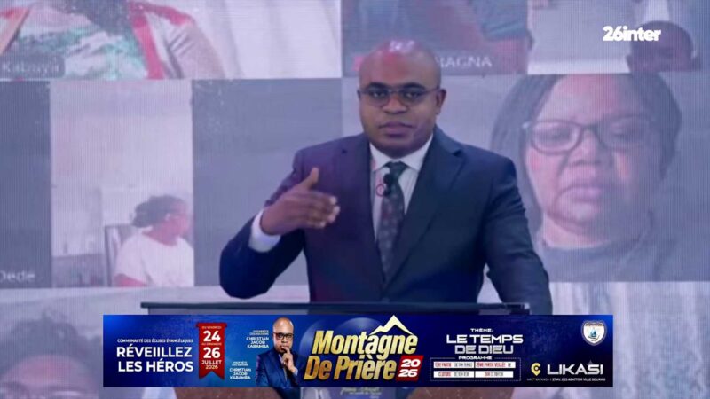 Montagne de Prière 2026 – jour 1: Le Prophète Christian Jacob Kabamba brise les chaines et libère le peuple de Likasi