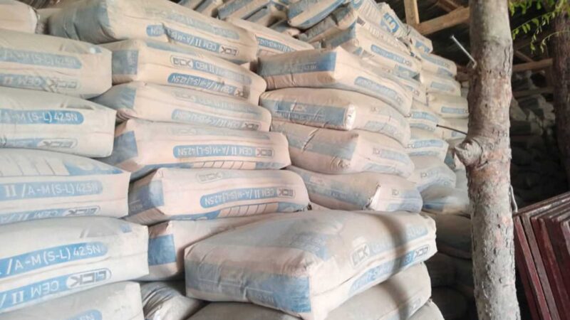 Kisangani : Le sac de ciment s’envole à 60 000 FC malgré un plafond officiel fixé à 44 000 FC